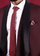 Imported Wedding Wear Suit In Maroon Color